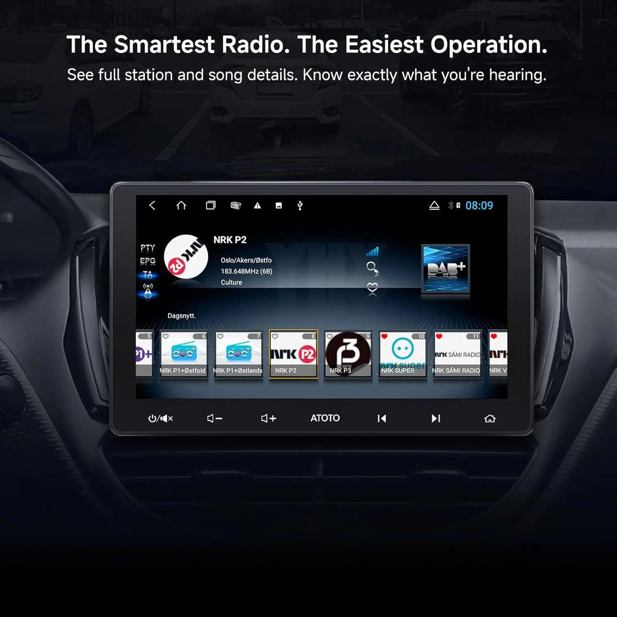 ATOTO AC-4475 USB DAB+ Radio Receiver - Specified for ATOTO A5/A6/S8 Series