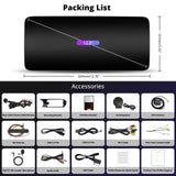 ATOTO S8MBCC4R12C8PN 12.3" Car Stereo, Wireless CarPlay & Android Auto, GPS Navigation, AI DriveChat, 4G LTE, Dual Bluetooth, Keep Original Function, Compatible with Mercedes Benz C-Class W204 (2011-2014) NTG 4.5/4.7