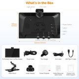 ATOTO P609S1N 9" Portable CarPlay Screen – Wireless CarPlay & Android Auto Touchscreen with Dash Cam, Bluetooth, GPS Navigation, Voice Control & Music Player, Plug & Play Car Stereo (P6 Standard DashCam)