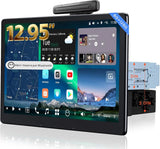ATOTO X10G129E 12,9" Radio 1 DIN con Pantalla Flotante QLED, 8+128GB, 4G LTE, CarPlay y Android Auto Inalámbricos, Doble Teléfono, Doble Bluetooth, 36B-EQ, SCVC y Asistente de Voz AI