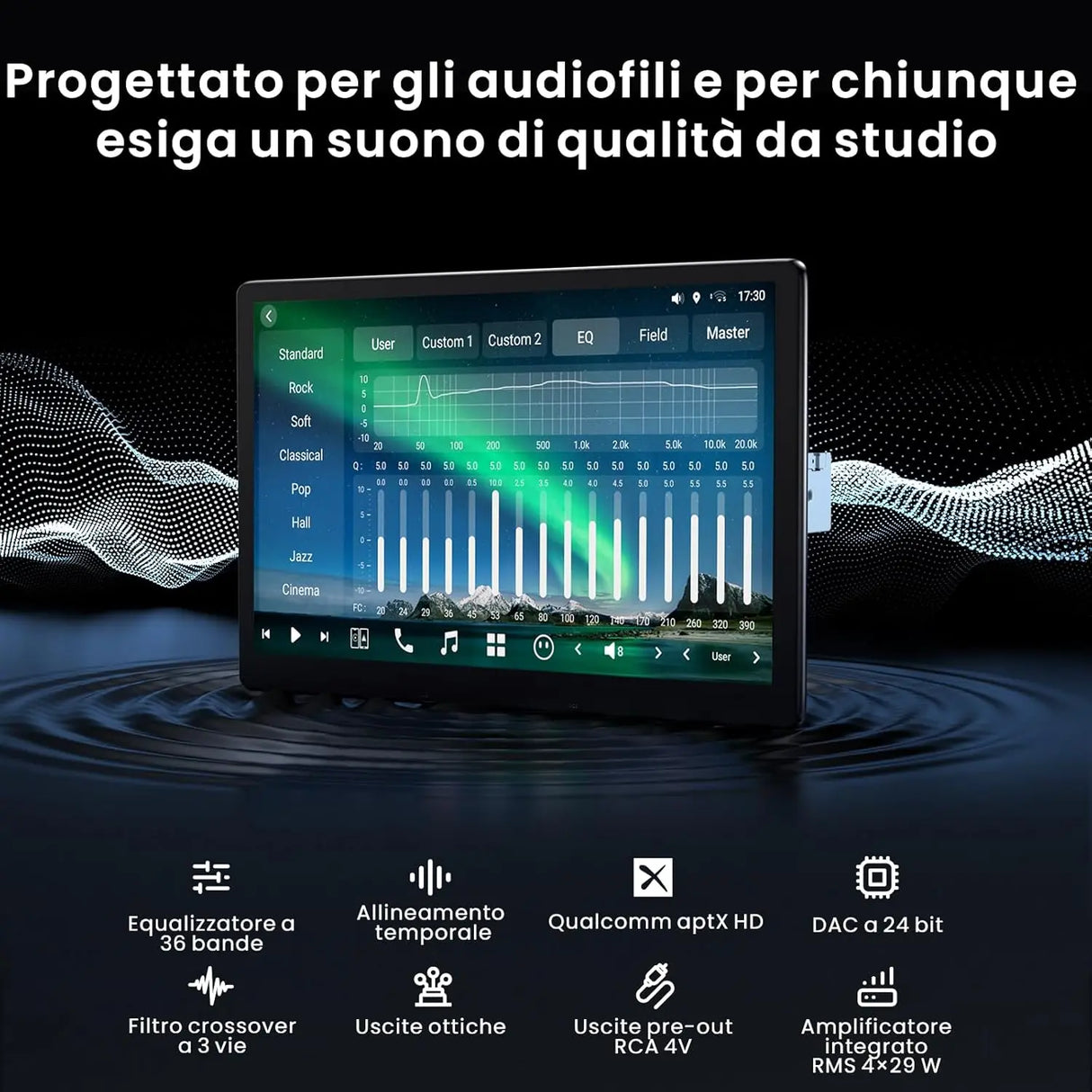 ATOTO X10G129E 12,9" Autoradio 1 Din con Schermo Flottante QLED, Navigatore Integrato, CarPlay & Android Auto Senza Fili, 8+128GB, 4G LTE, Doppio Telefono, Doppio Bluetooth, GPS Tracking e Assistente Vocale AI