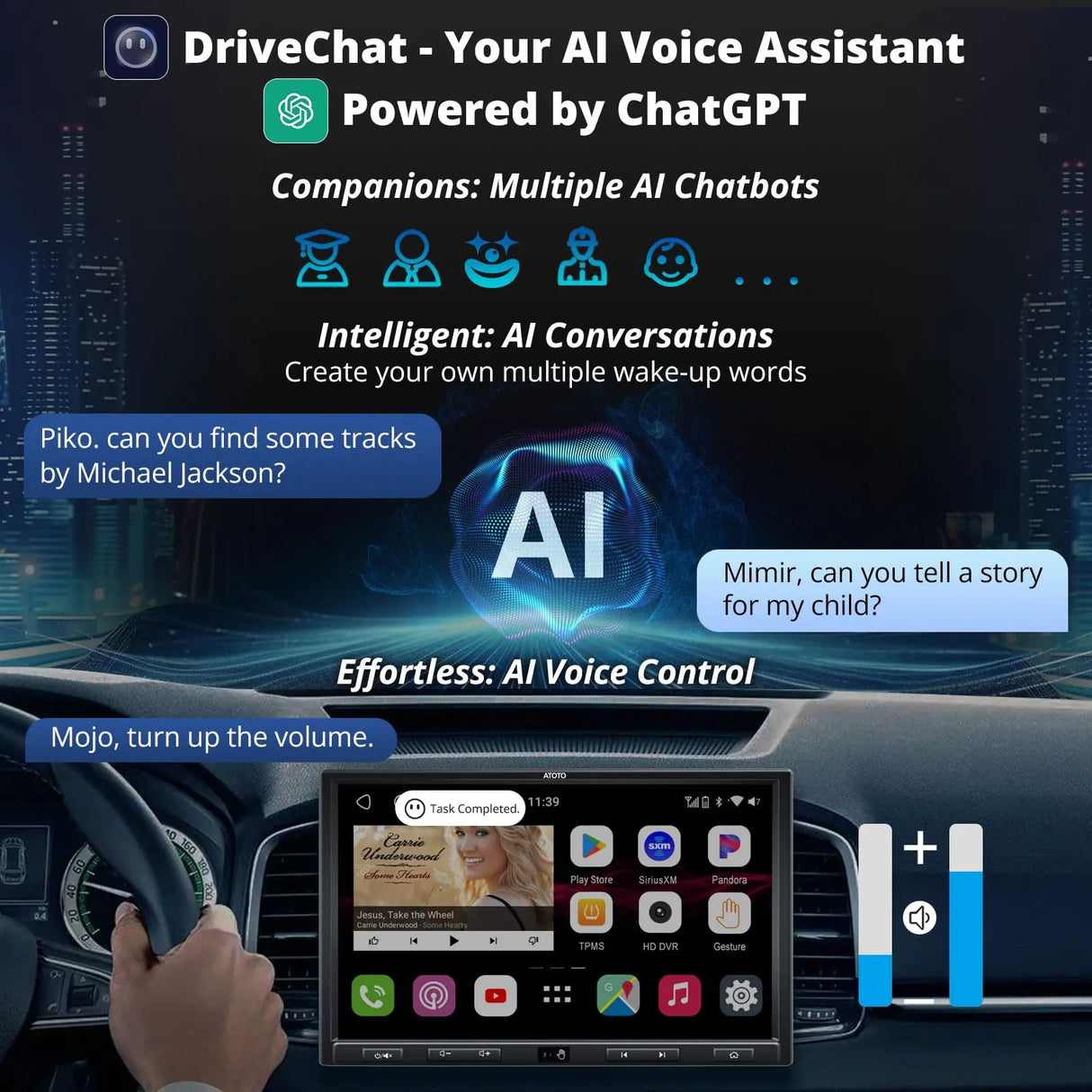 [10.1inch QLED Display] ATOTO S8 Ultra Plus in-Dash Video Receiver, Wireless Carplay & Android Auto,Dual Bluetooth w/aptX HD, VSV&LRV,Built-in 4G Cellular Modem,Gesture Operation,6GB+128GB,S8G2109UP-N