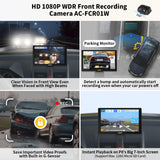 ATOTO P8 Portable Wireless Carplay Android Auto Screen, 7" QLED Glare-Suppressing Car Stereo with GPS Navigation,1080P Dash Cam, WDR & Auto Dimmer, Remote Control, Voice Assistant, P807SD-FC