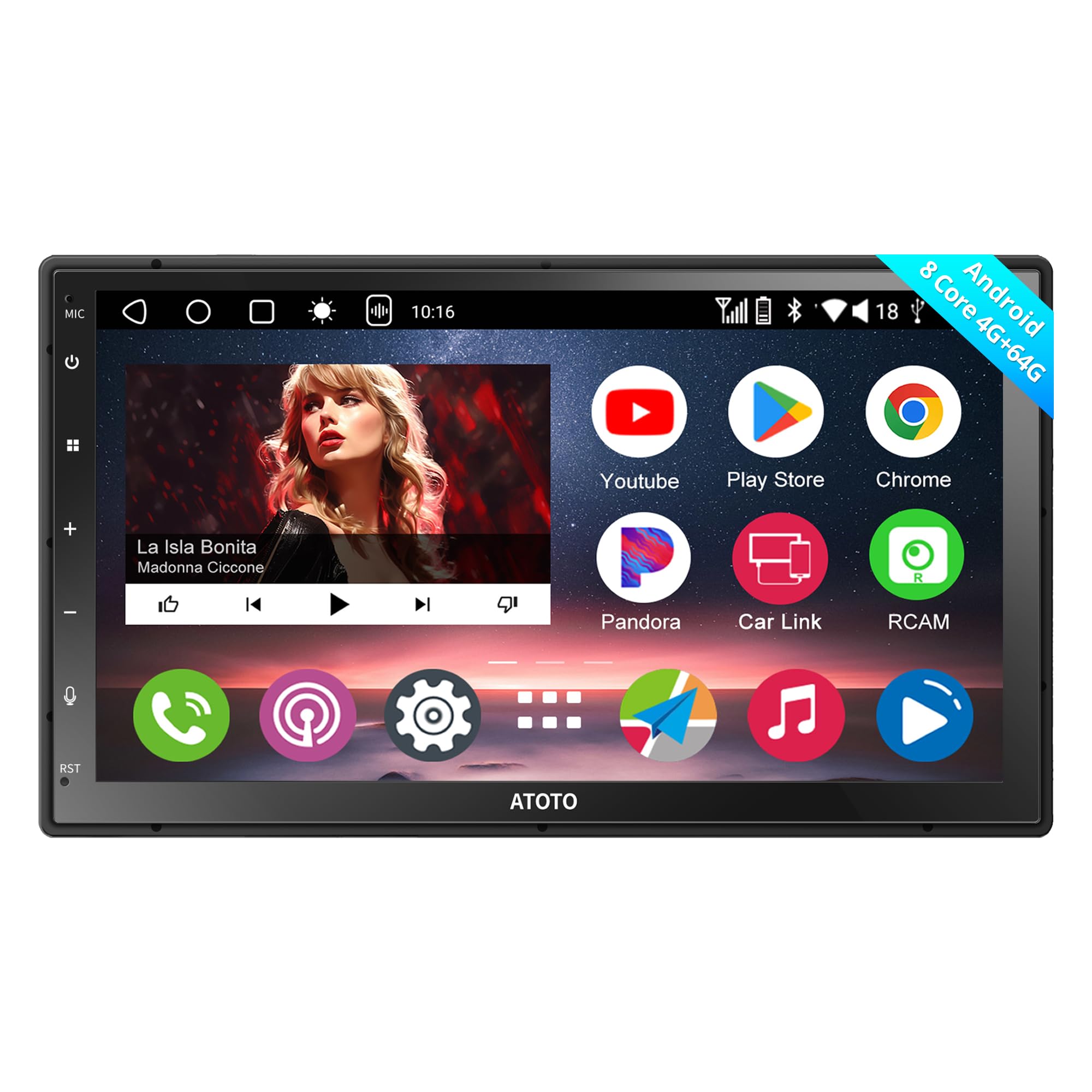ATOTO A6 Performance（PF） Amazon.com: ATOTO A6PF Android Double-DIN Car Stereo