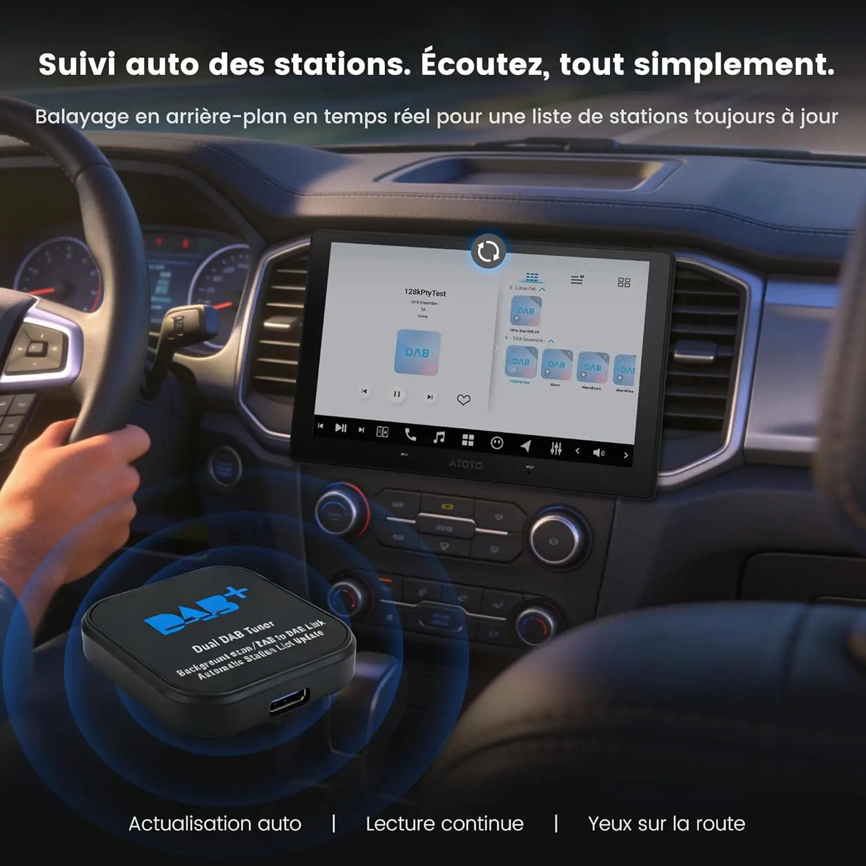 ATOTO AC-4475 USB Dab+ récepteur Radio - Spécifiée pour ATOTO A6/S8 Série