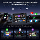 ATOTO A7G209PKL 9" QLED Android 13 Double DIN Car Stereo, 4G LTE, 4GB+64GB Octa-Core Head Unit, Wireless CarPlay & Android Auto, AI Chat & GPS Tracking, SCVC, Hi-Fi DSP with 4V Pre-Outs, Backup Camera Support