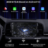 Double Din Car Stereo CarPlay & Android Auto, MYATOTO Android Car Radio HDMI Input, 7″ QLED Support HDMI & Dual Bluetooth, 4G LTE & WiFi, GPS Navigation, 8GB + 128GB TF Card, DSP, X10 (X10-2)