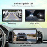 ATOTO F7G110XED 10" Single Din & Double Din Head Unit with Built-in DAB+, Wireless CarPlay & Android Auto, QLED Touchscreen, Bluetooth, HD LRV, MirrorLink, Quick Charge, USB/SD