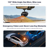 ATOTO AC-HN9CBV1 In-Cabin Camera, Rearward-Facing AHD 1080p 30fps, Starlight Night Vision, 135° Wide-Angle, Parking Mode – Only for ATOTO V10 Series