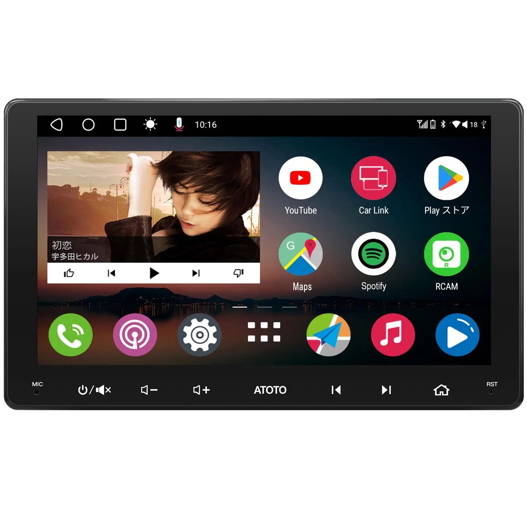 ATOTO A6PF android ディスプレイオーディオ　9インチ ATOTO A6PF 9インチ 2DIN ディスプレイオーディオ Android カーナビ