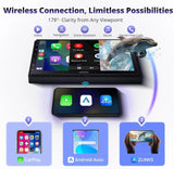 ATOTO A5LG2B7T Double DIN Android Car Stereo, Wireless CarPlay & Android Auto, 7 inch Touch Screen Head Unit, GPS Tracking, HD LRV (Live Rear-View), DSP 24EQ, MirrorLink, WiFi/BT/USB