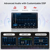 ATOTO A5LG209T 9" Double DIN Car Stereo, Touchscreen, Backup Camera, 2+32G, Wireless CarPlay and Android Auto, GPS, WiFi, Bluetooth, 24-Band EQ, USB