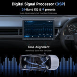 ATOTO A5LG110T Autoradio 1 DIN/2 DIN Android 10" con schermo fluttuante, telecamera posteriore, CarPlay e Android Auto senza fili, tethering WiFi/BT/USB, MirrorLink, DSP, FM/RDS, 2G+32G