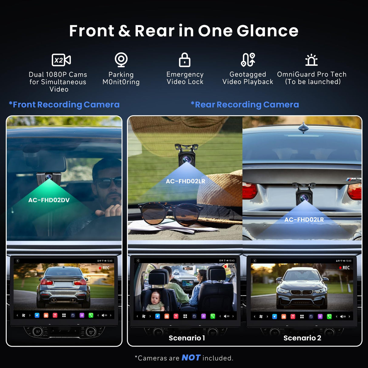 ATOTO X10G129E 12.9" Floating Screen Single Din Android Car Stereo, 8GB+128GB QLED Single Din Head Unit with Wireless CarPlay & Android Auto, 4G LTE, GPS, Dual Bluetooth, 36-Band EQ, AI Assistant