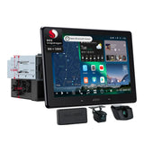 ATOTO X10G110E 10.1" Single & Double Din Radio 8-Core Android 13 with 1080P Dash Cam Front & Rear, OBD2 Scanner 5-in-1, Wireless CarPlay & Android Auto, 8+128G Floating QLED Touchscreen, ChatGPT AI