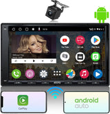 ATOTO A6G2A7PF Autoradio 2 Din Android 7 pollici, con telecamera posteriore e DAB+, CarPlay e Android Auto wireless, WiFi Bluetooth USB, GPS navigatore, 2GB 32GB, SWC