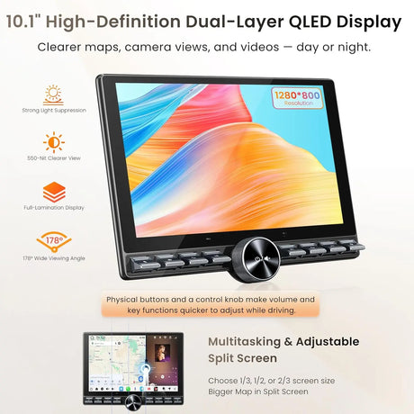 S8G2A74SD 7" Double DIN Android Car Stereo