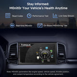 ATOTO A5LG2B7T 7" Double DIN Android Car Stereo with OBD2 Scanner, Wireless CarPlay & Android Auto, DSP, 24B EQ, WiFi/Bluetooth/USB, 4×45W Amp, 2G+32G