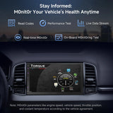 ATOTOEXCEL A5L 7" Android Double Din Car Stereo with Bluetooth OBD2, View Real-time Vehicle Data, AI Driving Assistant Powered by ChatGPT 5.2, TrackHU GPS Tracking, Wireless CarPlay Android Auto