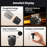 ATOTO P9 Accendisigari per auto, caricabatterie per auto compatibile con 12V/24V, facile installazione per accendisigari