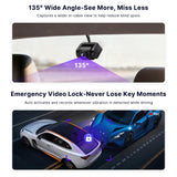 ATOTO AC-HN9CBV2 In-Cabin Camera, Forward-Facing AHD 1080p 30fps, Starlight Night Vision, 135° Wide-Angle, Parking Mode – Only for ATOTO V10 Series