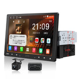 ATOTO A5LG110T 10.1インチ 1＆2DIN ディスプレイオーディオ バックカメラ＆OBD2スキャナー付き、ワイヤレスCarPlay/Android Auto対応 QLEDフローティングタッチスクリーン カーラジオ、WiFi/Bluetooth/LRV搭載