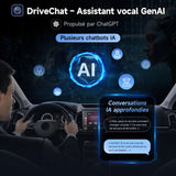 ATOTO A5LG110T Autoradio 1 DIN/2 DIN Android 10" avec écran flottant, caméra arrière, CarPlay et Android Auto sans fil, tethering WiFi/BT/USB, MirrorLink, DSP, FM/RDS, 2G+32G