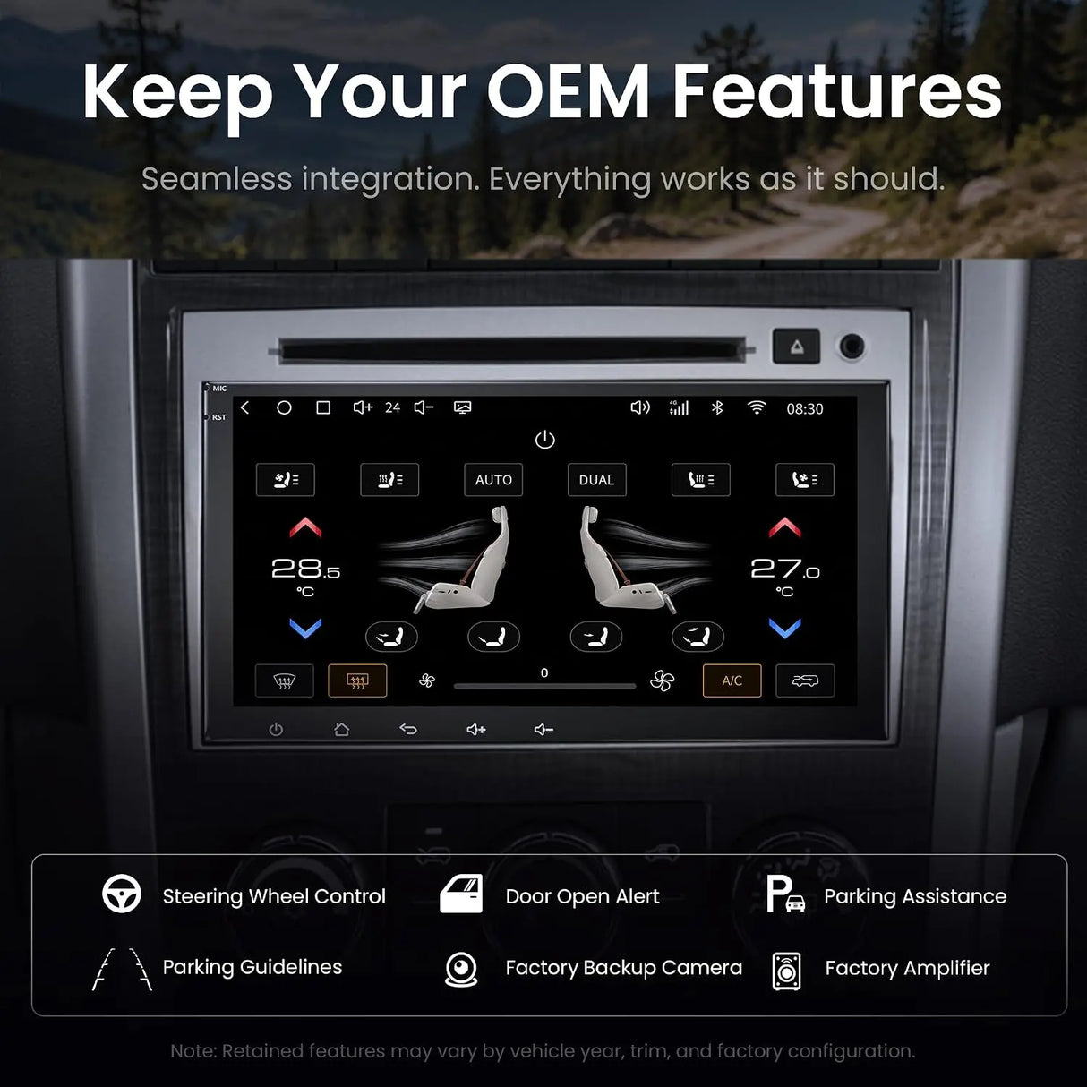 ATOTO S8LUNV08ADM 10.1" Android Car Stereo for Chevrolet Silverado 1500 2014–2018, 2500HD 2015–2019 & GMC Sierra, Wireless Apple CarPlay & Android Auto, 4G LTE, QLED Display, DSP, GPS Navigation