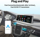 ATOTO AD3WAA-BK Wireless Android Auto Adapter - Convert Wired to Wireless for Factory/Aftermarket Radios - Compatible with Toyota, Nissan, Honda, Ford, Audi, Benz