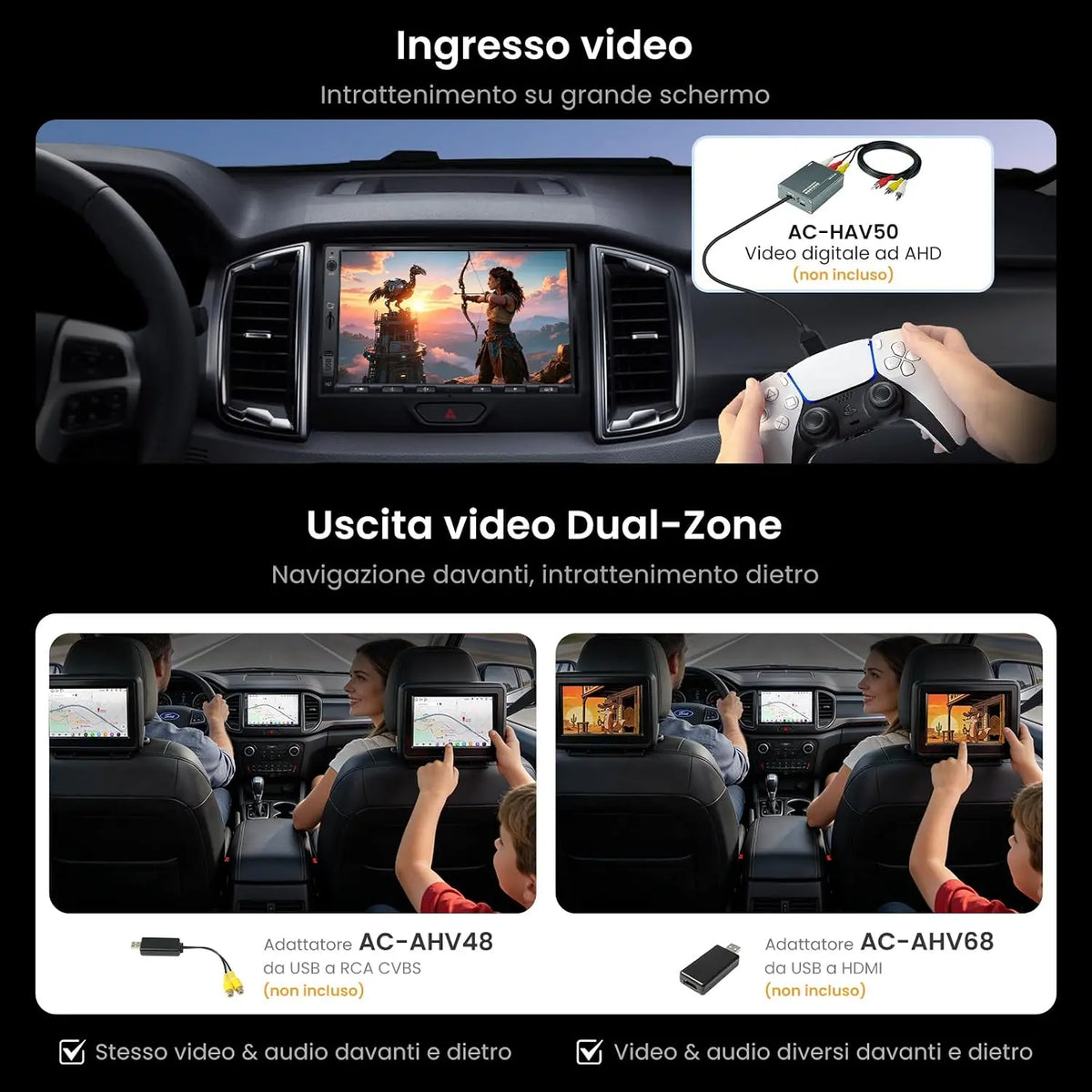 ATOTO S8L 7" Autoradio 2 DIN Android, 4G SIM, 4GB+64GB, con Retrocamera