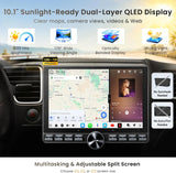 ATOTO S8LG211SD 10.1" Android Double DIN Car Stereo with AI, 4G LTE, 4GB+64GB, DSP & 5.2CH Audio