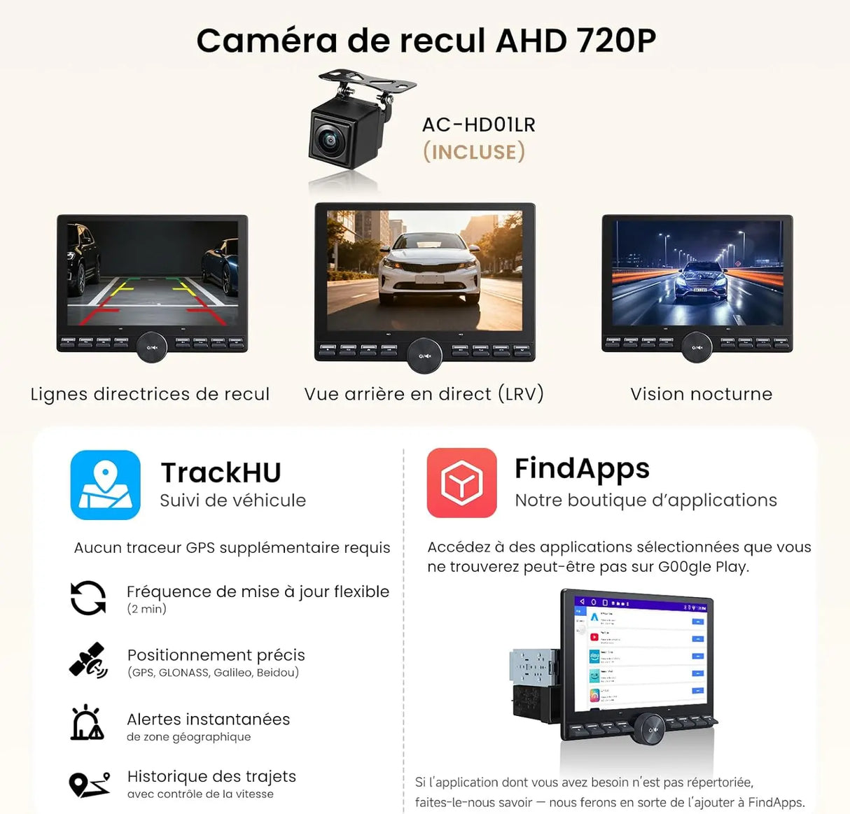 ATOTO A5LG110PT-S01 10,1" Autoradio Android avec Caméra de Recul, CarPlay et Android Auto sans Fil, Écran Flottant FlexView 1 DIN et 2 DIN, ChatGPT AI, Wi-Fi/Bluetooth/USB, EQ/DSP/RDS