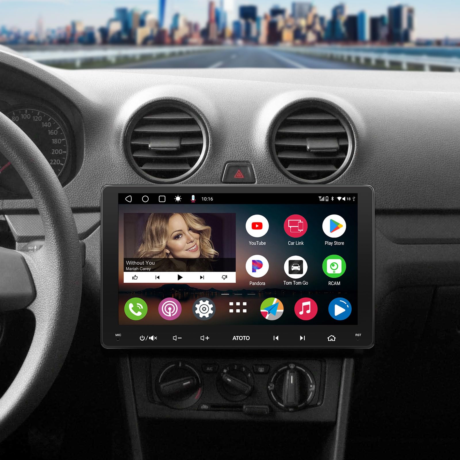 Amazon.co.jp: 【9インチ】ATOTO A6 PF ダブルDIN Androidカー