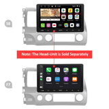 YOFUNG AC-HDCVC03X-ST Installation Mounting Dash Kit for Honda Civic 2006–2011, Only Compatible with ATOTO IAH09D-Style Car Stereo