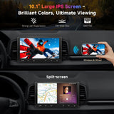 ATOTO A5LG211T 10.1" Android Double Din Car Stereo, Touchscreen, Wireless CarPlay & Android Auto, Wi-Fi/BT/USB Tethering, 24-Band EQ DSP, Bluetooth, MirrorLink, FM/AM/TF, 2G+32G