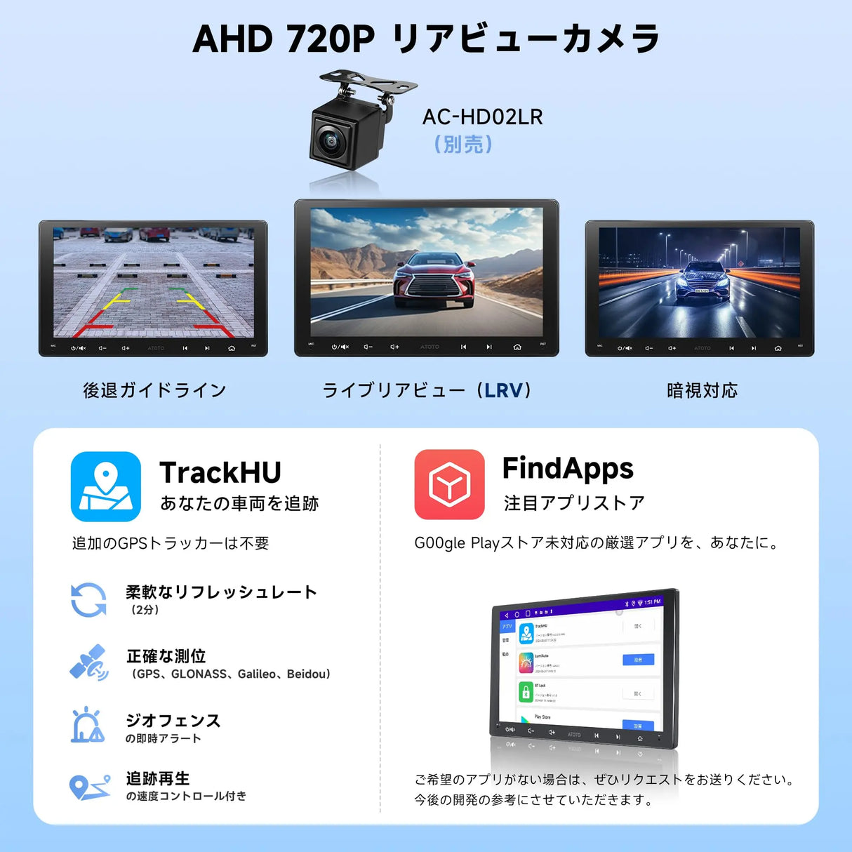 ATOTO A5L 9型 2DIN ディスプレイオーディオ｜ワイヤレスCarPlay