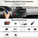 ATOTO GPS per Auto con Telecamera di Backup 1080P, Autoradio Portatile 7" QLED, CarPlay Wireless, Android Auto Wireless, Tracciamento GPS, 4G LTE, Ingresso HDMI, 4G+32G, Auto-Dimmer