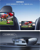 ATOTO CB4DT-GY CarPlay AI Box 車載AIボックス｜ワイヤレスCarPlay・Android Auto対応、HDMI出力、動画アプリ対応、USB拡張最大256GB、4GB+32GB