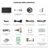 ATOTOEXCEL V10 Autoradio 2 Din Android 7" QLED, Karaoke in Auto, Registrazione Simultanea a 4 Telecamere, 4G SIM/Wi-Fi/USB Tethering, aptX HD Bluetooth, DSP Audio 7.1.2, IA Agentica