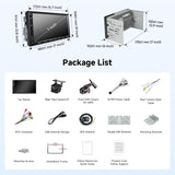 ATOTOZONE A5L 7" 2+32GB Android Double Din Car Stereo, LRV Backup Camera&1080P DVR Dash Cam, Wireless CarPlay/Android Auto, WiFi/BT/USB, 24B EQ&DSP, FM/SWC, MirrorLink, AI Chat, GPS Tracking