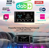 ATOTOEXCEL Autoradio 2 Din con Ricezione DAB+, Wireless Carplay & Android Auto, 7 pollici QLED Schermo per Auto con Bluetooth, Ricarica Rapida, Mirrorlink, HD LRV, AM/FM/AUX
