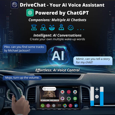 ATOTO A6PF Android Radio 2 DIN, CarPlay inalámbrico, Android Auto inalámbrico, Pantalla táctil de 7 Pulgadas Dab+ Autoradio, 2 Bluetooth, Conexión a Internet WiFi/BT/USB, HD LRV, 2G+32G, A6G2A7PF