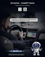 ATOTO CB4DT Wireless CarPlay Adapter, AI Box Android Auto 5-in-1 Video Box with YouTube, HDMI Output, Dual Bluetooth/WiFi, 4GB+32GB (Up to 256GB), DriveChat, Plug & Play, Stable Low-Latency Connection