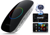 ATOTO CB4CT Android Box【AI Box ワイヤレスアダプター】CarPlay・Android Auto対応 2GB+16GB 動画配信対応（YouTube/Hulu/Spotify） 車載マルチメディアボックス デュアルWi-Fi・デュアルBluetooth AIアシスタント HDMI出力 USB対応 プラグ＆プレイ OTAアップデート OBD II搭載 モデル