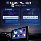 ATOTOZONE CB6 Adapter Kabelgebundenes zu Kabelloses CarPlay/Android Auto, Intelligenter AI-Sprachdongle mit GPS Tracking, Kabelloses CarPlay AI-Box, Bluetooth, 4GB+64GB, Kompatibel mit vielen Apps