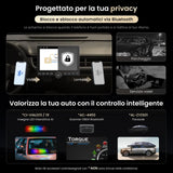 ATOTO A5LG110PT-S01 10.1" FlexView Floating Car Radio with Backup Camera, Wireless CarPlay & Android Auto, Adaptive 1 DIN & 2 DIN, ChatGPT AI, Wi-Fi/USB, EQ/DSP/RDS