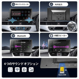 ATOTO P9 9インチQLEDポータブルナビ：ワイヤレスカープレイ＆アンドロイドオート、4+32Gストレージ、ChatGPT対応、WiFi/USB/BT/4Gテザリング、ミラーリンク、GPS搭載