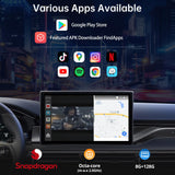 CB6 Wireless CarPlay Adapter with OBD2 Diagnostics,Supports CarPlay/Android Auto,4GB RAM 64GB Storage, Built-in 4G LTE, Preloaded DriveChat & FindApps,Plug-and-Play Car AI Box