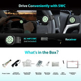 Double Din Car Stereo with Wireless CarPlay & Android Auto, 7 inch QLED CarPlay Screen for Car, SXM Ready, Quick Charge, Bluetooth Car Radio with Live Rear View, MirrorLink, USB/AUX/SWC, F7G2A7-XE-N