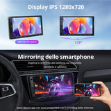 ATOTO A5LVWA7T 7 Zoll 2 DIN Autoradio – Navi, WiFi, Bluetooth, USB, MirrorLink, 24-Band EQ DSP, FM, AUX, TF, Wireless CarPlay & Android Auto, 2G+32G, Kompatibel mit VW/Golf/Polo/Tiguan